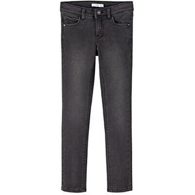 NAME IT Flickor byxor, Svart denim, 146 cm NAME IT Flickor byxor, Svart denim, 146 cm