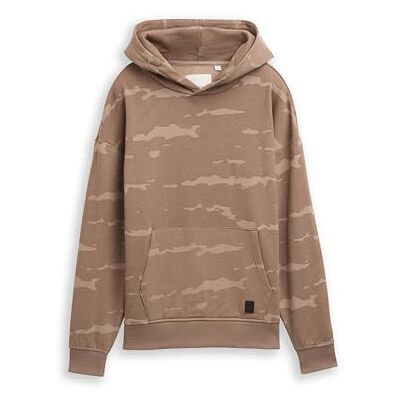 TOM TAILOR Barn pojkar sweatshirt, 39090 – Spotted Taupe Design, 176 TOM TAILOR Barn pojkar sweatshirt, 39090 – Spotted Taupe Design, 176