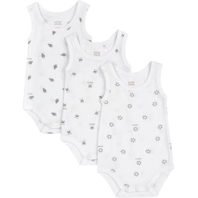 Chicco Unisex Baby Set TRE Body Pyjamasset, Vit, 86, Vit, 18 månader Chicco Unisex Baby Set TRE Body Pyjamasset, Vit, 86, Vit, 18 månader