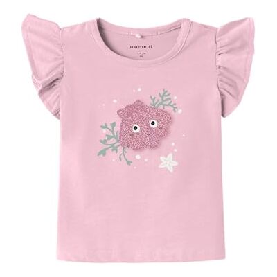 NAME IT Namn det baby flicka Nbfjussa Ss topp t-shirt, ROSA, 62 cm NAME IT Namn det baby flicka Nbfjussa Ss topp t-shirt, ROSA, 62 cm