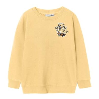 NAME IT Pojkar Nmmvasha Ls Sweat Unb sweatshirt, Golden Haze/Print: wild racer, 86 NAME IT Pojkar Nmmvasha Ls Sweat Unb sweatshirt, Golden Haze/Print: wild racer, 86