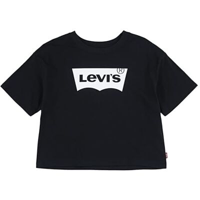 Levi's Kids S/s high rise batwing tee flicka 10–16 år, svart, 14 År Levi's Kids S/s high rise batwing tee flicka 10–16 år, svart, 14 År