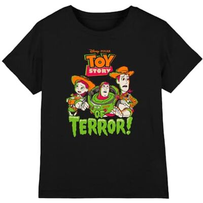 Toy Story Group Terror unisex barn t-shirt, svart, 5-6 år, Svart, 5-6 År Toy Story Group Terror unisex barn t-shirt, svart, 5-6 år, Svart, 5-6 År
