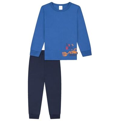 Schiesser pyjamas för pojkar, Blå_181867, 128 Schiesser pyjamas för pojkar, Blå_181867, 128