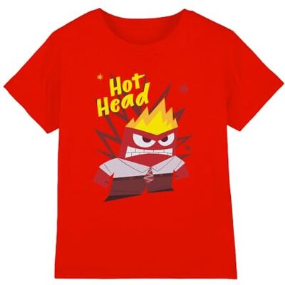 Disney Inuti och ut 2 ilska unisex barn t-shirt, röd, 12-13 år, Röd, 12-13 År Disney Inuti och ut 2 ilska unisex barn t-shirt, röd, 12-13 år, Röd, 12-13 År