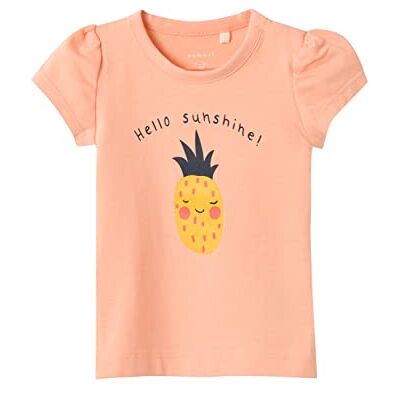 NAME IT Baby flickor NBFFANNA SS topp, persika nektar, 62, persikozar, 62 cm NAME IT Baby flickor NBFFANNA SS topp, persika nektar, 62, persikozar, 62 cm