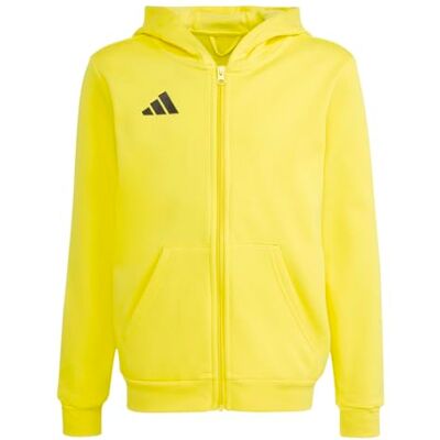 adidas unisex barn Entrada26 Full Zip Hoodie Kids Sweatshirt, team yellow/black, 11-12 Years adidas unisex barn Entrada26 Full Zip Hoodie Kids Sweatshirt, team yellow/black, 11-12 Years