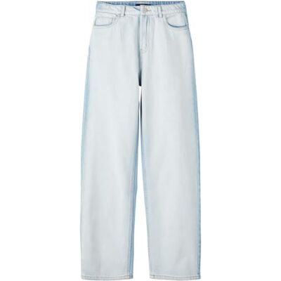 NAME IT flicka Nlffrontizza DNM Hw raka byxor, Ljusblå denim, 152 cm NAME IT flicka Nlffrontizza DNM Hw raka byxor, Ljusblå denim, 152 cm