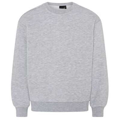 Kabooki Unisex tröja KBSkyler 100 tröja, 912 grå melange, 5-6 år Kabooki Unisex tröja KBSkyler 100 tröja, 912 grå melange, 5-6 år