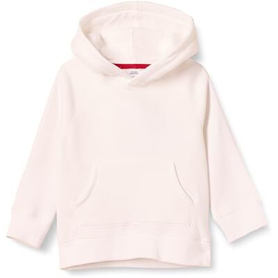 Amazon Essentials fleece pullover huvtröja för småbarn, vit, 3T Amazon Essentials fleece pullover huvtröja för småbarn, vit, 3T