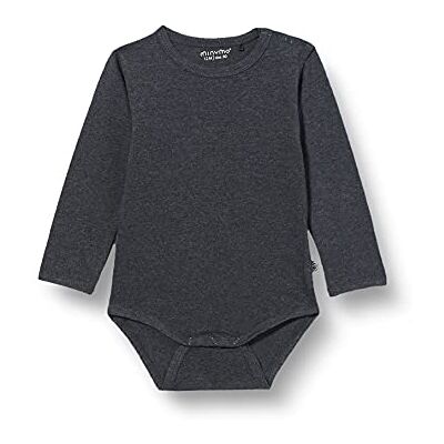 MINYMO Unisex babybody lång sömn solid bodysuit MINYMO Unisex babybody lång sömn solid bodysuit
