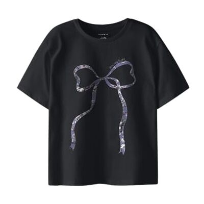 NAME IT Namn IT Nkftabea Ss Nreg Top, svart, 122-128 NAME IT Namn IT Nkftabea Ss Nreg Top, svart, 122-128