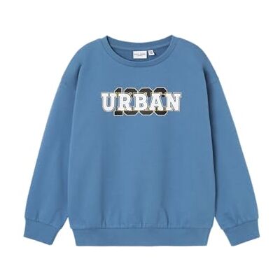 NAME IT Pojkar Nkmvildar Ls Sweat Box Unb sweatshirt, Coronet blå/tryck: urban, 116 NAME IT Pojkar Nkmvildar Ls Sweat Box Unb sweatshirt, Coronet blå/tryck: urban, 116