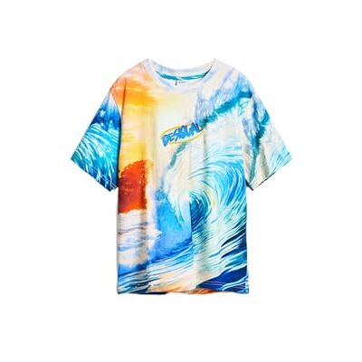 Desigual TS_Surf T-shirt för barn, FINISHES MATERIAL:, 12 år Desigual TS_Surf T-shirt för barn, FINISHES MATERIAL:, 12 år
