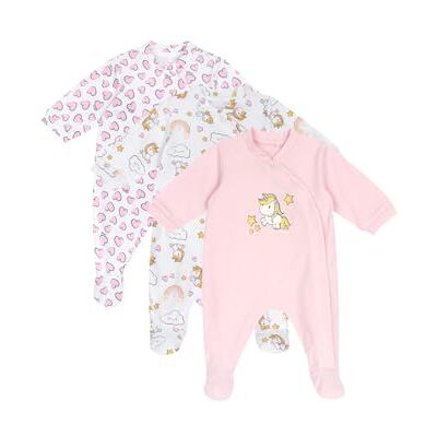 Chicco Set med 3, Rosenröd, 9 mesi Chicco Set med 3, Rosenröd, 9 mesi