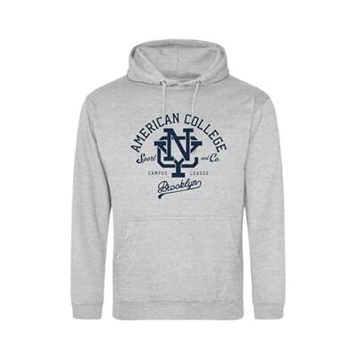 AMERICAN COLLEGE USA Tröja tröja med tryck varma kläder unisex barn pojkar och flickor casual modell ACSCW6 MELL grå 12 år, Färg: grå, 12 �r AMERICAN COLLEGE USA Tröja tröja med tryck varma kläder unisex barn pojkar och flickor casual modell ACSCW6 MELL grå 12 år, Färg: grå, 12 �r