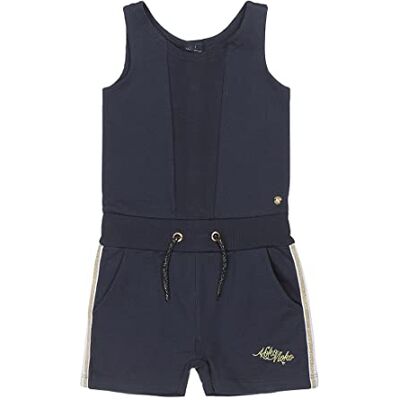 Koko Noko Flickors kort mörkblå jumpsuit ärmlös, marinblå, 86 Koko Noko Flickors kort mörkblå jumpsuit ärmlös, marinblå, 86