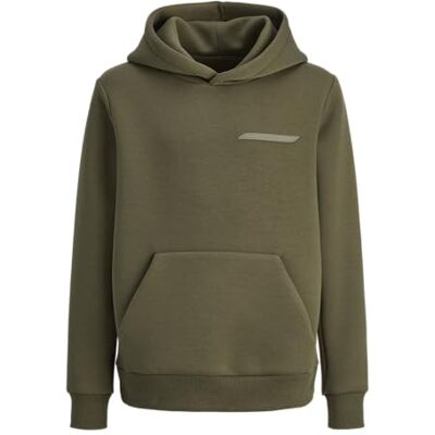 JACK & JONES JUNIOR Jcofusion Scuba Sweat Hood Jnr, Druva blad, 140 JACK & JONES JUNIOR Jcofusion Scuba Sweat Hood Jnr, Druva blad, 140