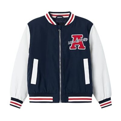 NAME IT Unisex NMNMAIN Bomberjacka PB bomberjacka, blå, 98, blå, 98 NAME IT Unisex NMNMAIN Bomberjacka PB bomberjacka, blå, 98, blå, 98