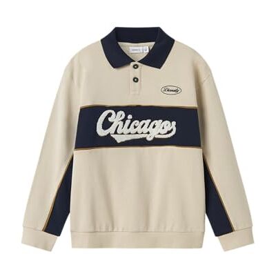 NAME IT pojkar Nkmlucan Ls Nreg Sweat Polo Unb, Peyote, 134-140 NAME IT pojkar Nkmlucan Ls Nreg Sweat Polo Unb, Peyote, 134-140