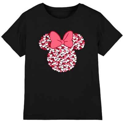Minnie mandarin creative ltd Mimmi Pigg alla hjärtans dag hjärtöron silhuett flickor t-shirt, svart, 9-10 år, Svart, 9-10 År Minnie mandarin creative ltd Mimmi Pigg alla hjärtans dag hjärtöron silhuett flickor t-shirt, svart, 9-10 år, Svart, 9-10 År