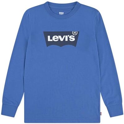 Levi's pojkar långärmad fladdermusvinge t-shirt pojke blå, BLÅ, 12 år Levi's pojkar långärmad fladdermusvinge t-shirt pojke blå, BLÅ, 12 år