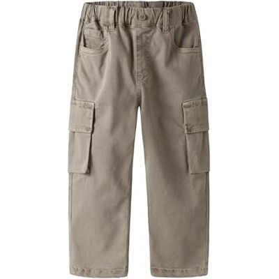 NAME IT Nmmben Tap Cargo TWI byxa 8950-Po Noos, Chinchilla, 116 NAME IT Nmmben Tap Cargo TWI byxa 8950-Po Noos, Chinchilla, 116