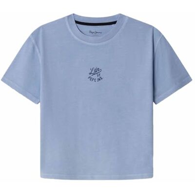 Pepe Jeans Stone T-shirt blå (Sky Blue), 14 år för barn Pepe Jeans Stone T-shirt blå (Sky Blue), 14 år för barn