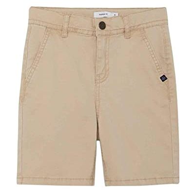 NAME IT Boy's NKMSILAS Slim TWI långa shorts 9519-HI F byxor, humus, 146, Humus, 146 cm NAME IT Boy's NKMSILAS Slim TWI långa shorts 9519-HI F byxor, humus, 146, Humus, 146 cm