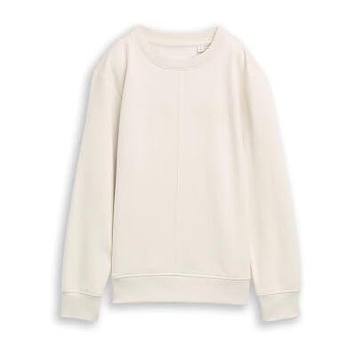 TOM TAILOR Barn pojkar sweatshirt, 32257 – grå vit, 140 TOM TAILOR Barn pojkar sweatshirt, 32257 – grå vit, 140