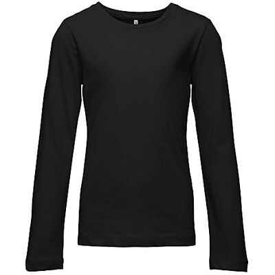 KIDS ONLY ONLY Kognew L/S Tee JRS Noos långärmad tröja, svart, 158/164 cm KIDS ONLY ONLY Kognew L/S Tee JRS Noos långärmad tröja, svart, 158/164 cm