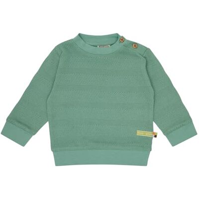 loud + proud unisex barn jacquard uni, tillverkad av ekologisk bomull, GOTS certifierad sweatshirt, Bambu, 122-128 loud + proud unisex barn jacquard uni, tillverkad av ekologisk bomull, GOTS certifierad sweatshirt, Bambu, 122-128