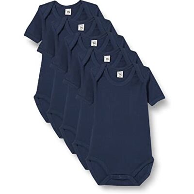 Care Baby Pojke Body SS (5-pack) Bodysuit, Dress Blues (772), 1-2 Months Care Baby Pojke Body SS (5-pack) Bodysuit, Dress Blues (772), 1-2 Months