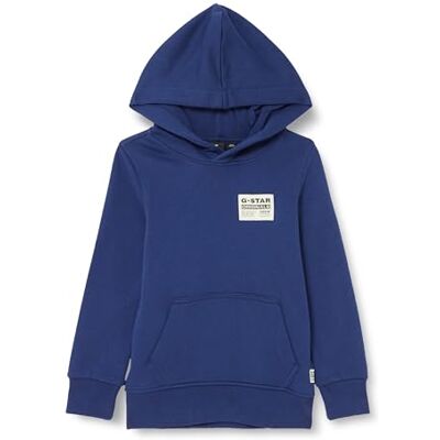G-STAR RAW Pojkar barn huva original patch tröja, Blå (ballonger blå D24990-01-1822), 8 år G-STAR RAW Pojkar barn huva original patch tröja, Blå (ballonger blå D24990-01-1822), 8 år