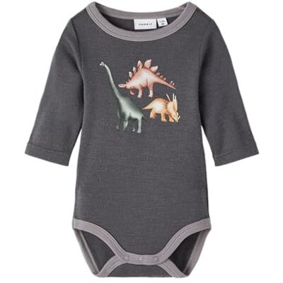 NAME IT Nbmwillow Wool LS Body XXIII Spädbarn, Silver Filigree/Aop: aop, 62 NAME IT Nbmwillow Wool LS Body XXIII Spädbarn, Silver Filigree/Aop: aop, 62