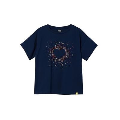 Desigual Ts_Casey T-shirt för flickor, blå, 10 år Desigual Ts_Casey T-shirt för flickor, blå, 10 år