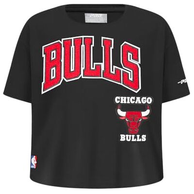 Pro Standard Big Girls NBA neutral bomull kortärmad boxy Tee, toupe, XL Pro Standard Big Girls NBA neutral bomull kortärmad boxy Tee, toupe, XL