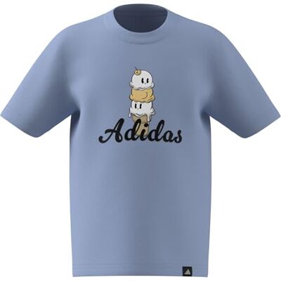 adidas Uniseks dzieci FOOD PACK GRAPHIC T-SHIRT KIDS, glow blue, 6-7 Years adidas Uniseks dzieci FOOD PACK GRAPHIC T-SHIRT KIDS, glow blue, 6-7 Years
