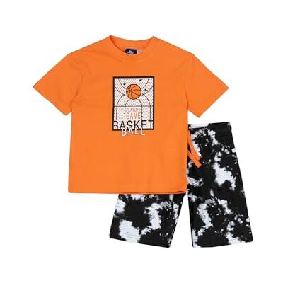 Chicco , Barnkläder, med t-shirt och shorts, av mjukt tyg, designad i Italien, barnkläder, Apelsin, 4 år Chicco , Barnkläder, med t-shirt och shorts, av mjukt tyg, designad i Italien, barnkläder, Apelsin, 4 år
