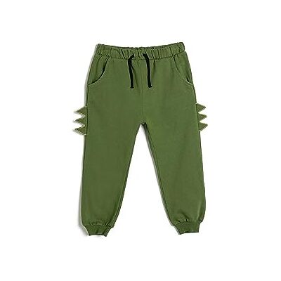 Koton Babyboys joggingbyxor dragsko fickor applikationsdetalj bomull, Kaki (853), 12-18 månader Koton Babyboys joggingbyxor dragsko fickor applikationsdetalj bomull, Kaki (853), 12-18 månader