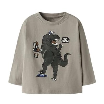 NAME IT Nmmbill Ls Nreg Top Box, Vintage kaki, 104 NAME IT Nmmbill Ls Nreg Top Box, Vintage kaki, 104