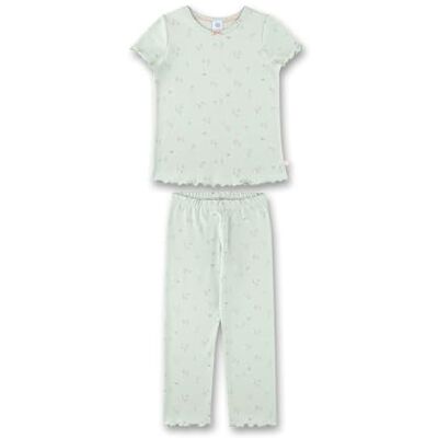 Sanetta flickpyjamasset, Grön, 104 cm Sanetta flickpyjamasset, Grön, 104 cm