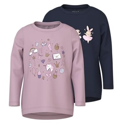 NAME IT Nmfvix 2P Ls Top, Dawn rosa, 104 NAME IT Nmfvix 2P Ls Top, Dawn rosa, 104
