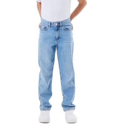 NAME IT flicka Nkfrose Hw raka jeans 9222-be Noos, Mellanblå denim, 116 NAME IT flicka Nkfrose Hw raka jeans 9222-be Noos, Mellanblå denim, 116