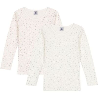 Petit Bateau A0BC9 Långärmad T-shirt för flickor, variant 1 6 år Petit Bateau A0BC9 Långärmad T-shirt för flickor, variant 1 6 år