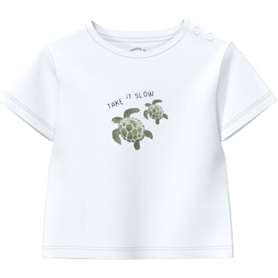 s.Oliver pojkar 2180181 T-shirt (1-pack), Vit, 62 s.Oliver pojkar 2180181 T-shirt (1-pack), Vit, 62