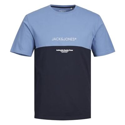 JACK & JONES Pojkar Jjeryder blockerande Tee Ss Sn Jnr chinos shorts, Pacific Coast, 128 JACK & JONES Pojkar Jjeryder blockerande Tee Ss Sn Jnr chinos shorts, Pacific Coast, 128