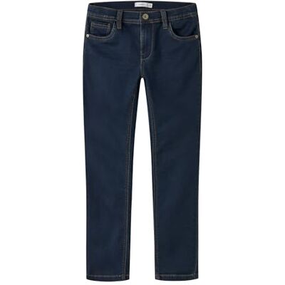 NAME IT Flickor Nkmrobin Dnmthayer SWE Pant Noos byxor, Mörkblå denim, 98 cm NAME IT Flickor Nkmrobin Dnmthayer SWE Pant Noos byxor, Mörkblå denim, 98 cm
