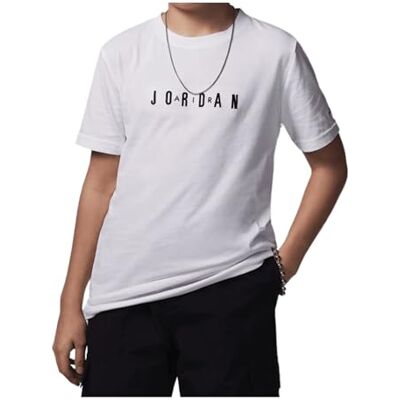 NIKE Jordan Big Kids' Embroidered Logo T-shirt medicinsk klänning för flickor och flickor NIKE Jordan Big Kids' Embroidered Logo T-shirt medicinsk klänning för flickor och flickor