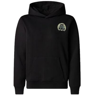 The North Face Graphic Relaxed Huvtröja för pojkar, Tnf Black, 10 År The North Face Graphic Relaxed Huvtröja för pojkar, Tnf Black, 10 År